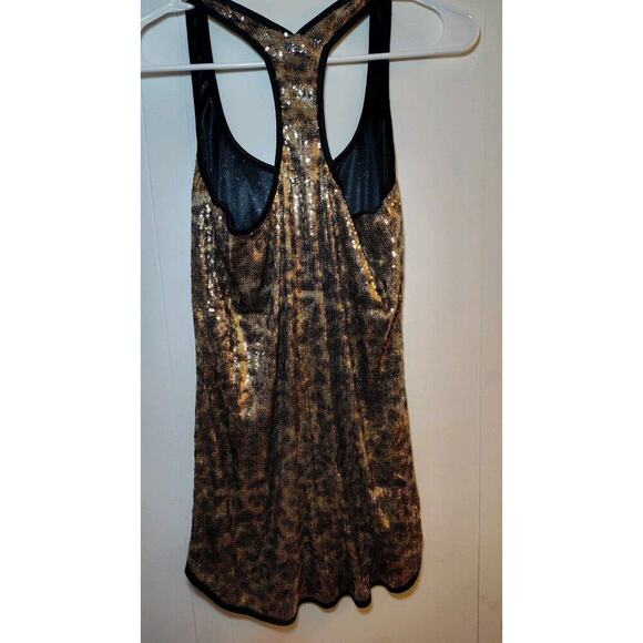 Women's Bershka Gold/Black/silver Mini Dress Size Mparty xmas - Picture 2 of 2